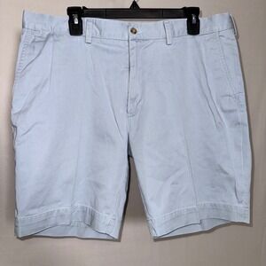 Polo Ralph Lauren Mens Classic Fit 9" Chino Shorts Light Blue Cotton Size 36